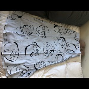 Abstract Graphic Skirt